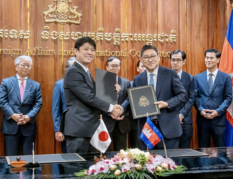 Japon Cambodge accord prêt hopital