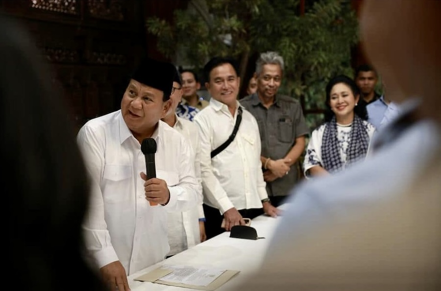 Prabowo Subianto président élu
