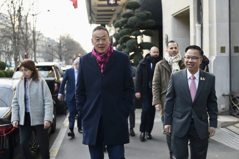 THAÏLANDE – FRANCE : Sretha Thavisin au MIPIM, à Cannes le 12 mars