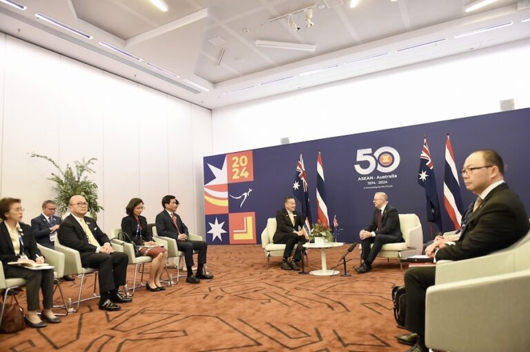 THAÏLANDE – AUSTRALIE : Avant Paris et Berlin, le premier ministre Srettha était à Melbourne