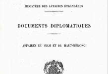 Histoire affaires su Siam et du Haut-mekong