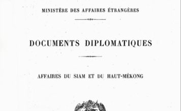 Histoire affaires su Siam et du Haut-mekong