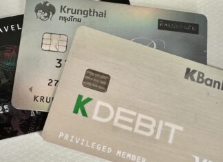 cartes de crédit Thaïlandaises