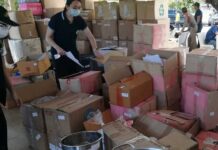 contrebande cosmétique police Thaïlande