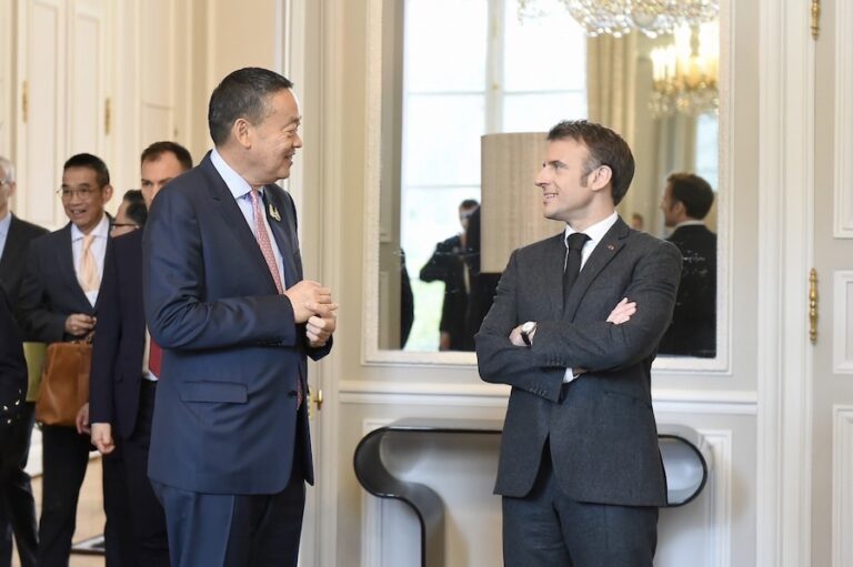 THAÏLANDE – FRANCE : Le compte rendu des échanges entre Emmanuel Macron et Srettha Thavisin