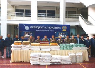 THAÏLANDE – DROGUE : 5,6 millions de comprimés de méthamphétamines saisis, six trafiquants arrêtés police trafic de drogues