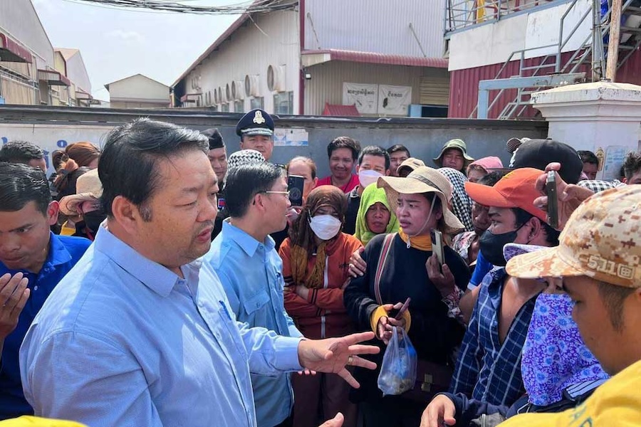 travailleurs fermeture usine cambodge