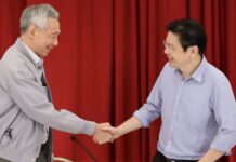 Lee Hsien Loong et Lawrence Wong
