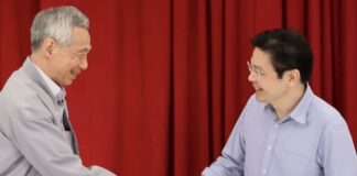 Lee Hsien Loong et Lawrence Wong