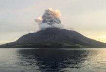 Mont Ruang volcan