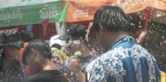 Songkran batailles eau