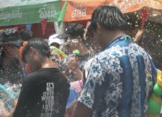 Songkran batailles eau