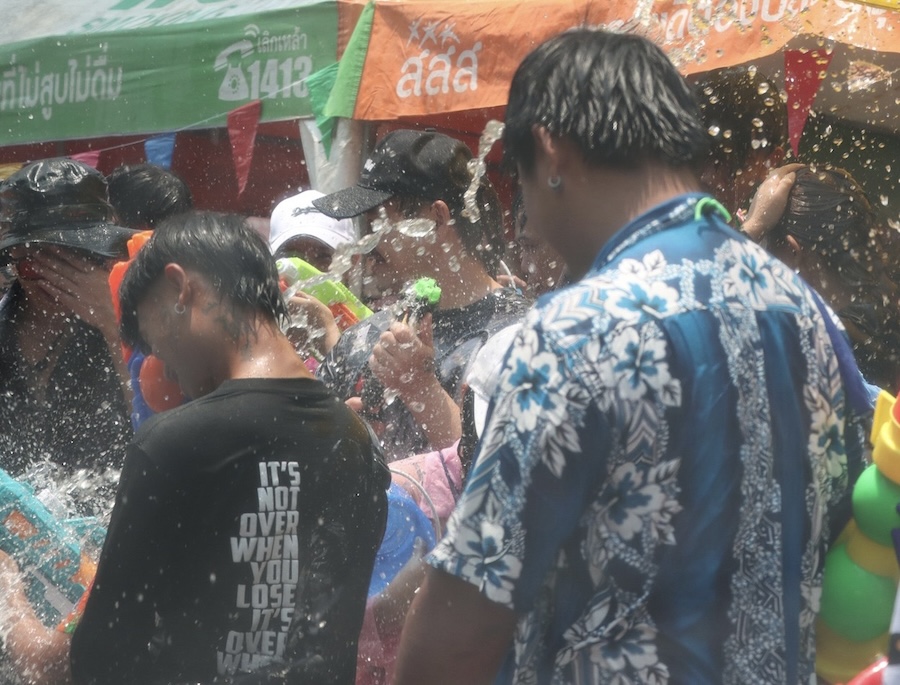 Songkran batailles eau