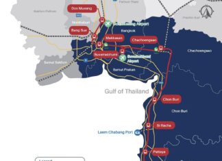 THAÏLANDE – INFRASTRUCTURES : Les trois aéroports reliés par un TGV, une fable ou une réalité ? TGV lignes aéroport