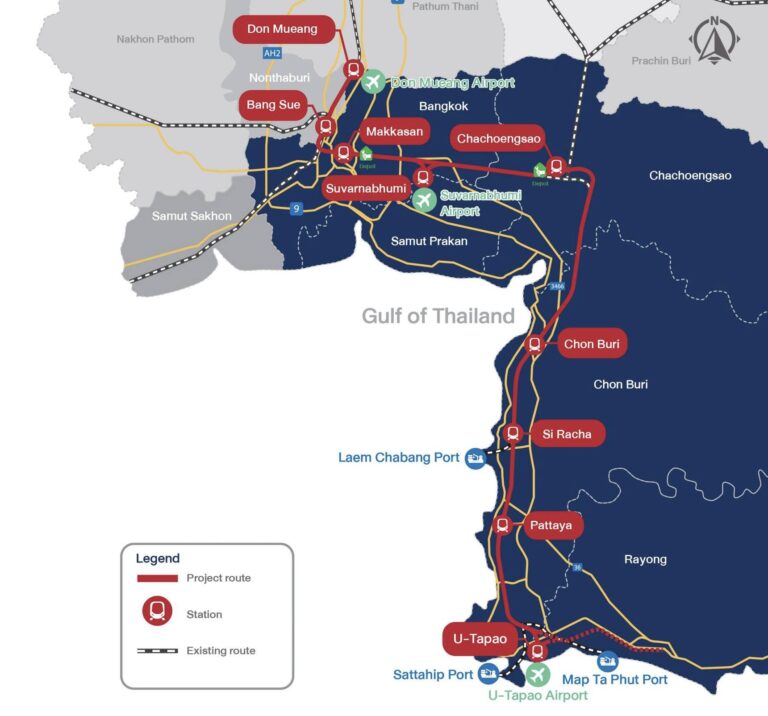 THAÏLANDE – INFRASTRUCTURES : Les trois aéroports reliés par un TGV, une fable ou une réalité ?