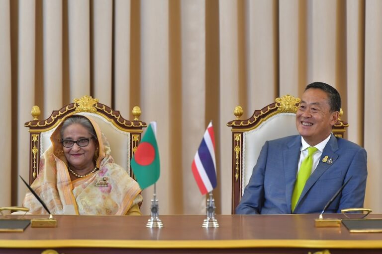 THAÏLANDE – BANGLADESH : La Thaïlande et le Bangladesh renforcent leur coopération