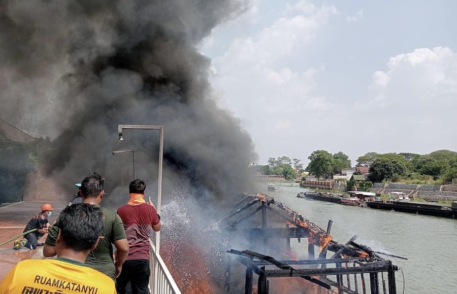 incendie bateau