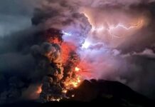 INDONÉSIE – SOCIÉTÉ : 10 000 habitants déplacés suite à l’éruption du volcan Ruang volcan Ruang