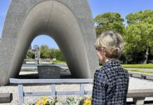 ASIE – FRANCE : Anne Genetet et l’esprit de défense Anne Genetet Hiroshima