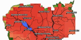 Cambodge temperatures