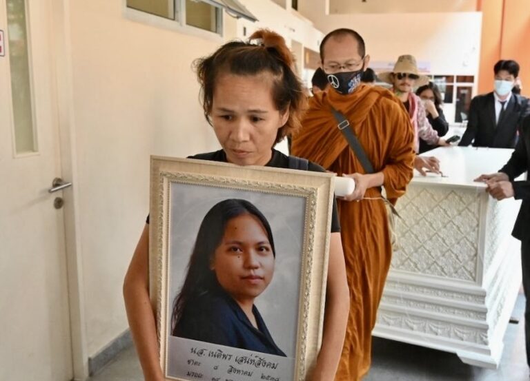 THAÏLANDE – POLITIQUE : Les activistes thaïlandais exigent une enquête transparente sur la mort de «Bung»