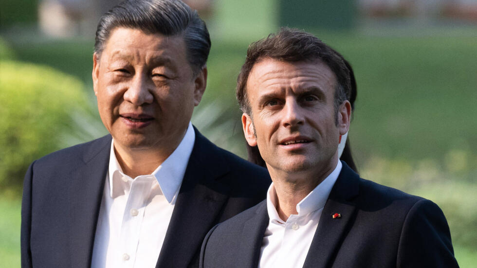 Xi Jinping Emmanuel Macron