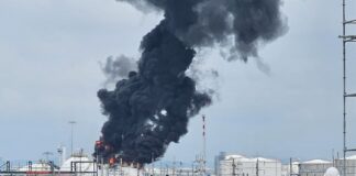 incendie réservoir pétrochimique Rayong