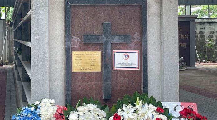 souvenir français Thaïlande hommage