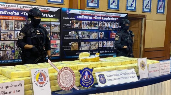 THAÏLANDE – SOCIÉTÉ : 2 milliards de bahts d’avoirs saisis dans une opération anti-drogue