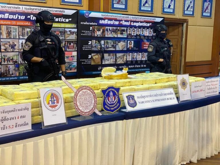 THAÏLANDE – SOCIÉTÉ : 2 milliards de bahts d’avoirs saisis dans une opération anti-drogue