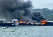 yacht Phuket incendie