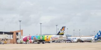 Air Asia Scat aéroport Rayong Pattaya