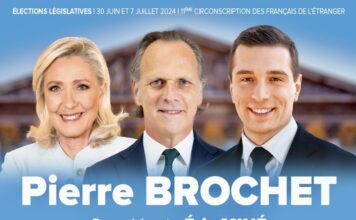 ASIE – FRANCE : Le Rassemblement national espère l’emporter dans la 11e circonscription Pierre Brochet RN