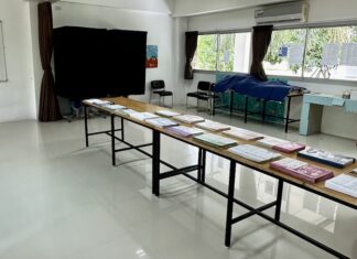 bureau de vote Pattaya européenne