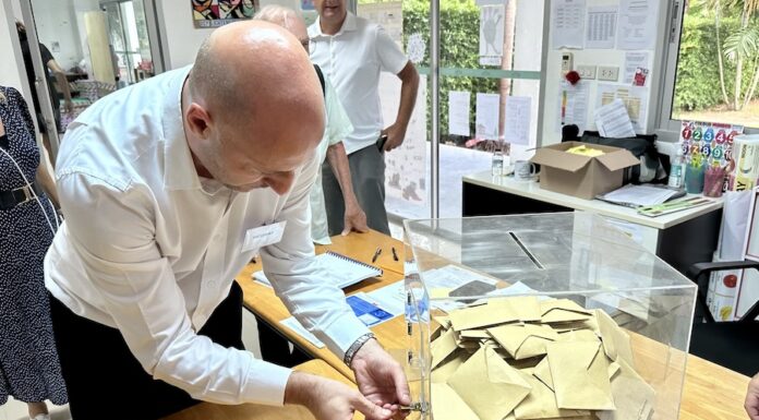 dépouillement élection européenne Thailande