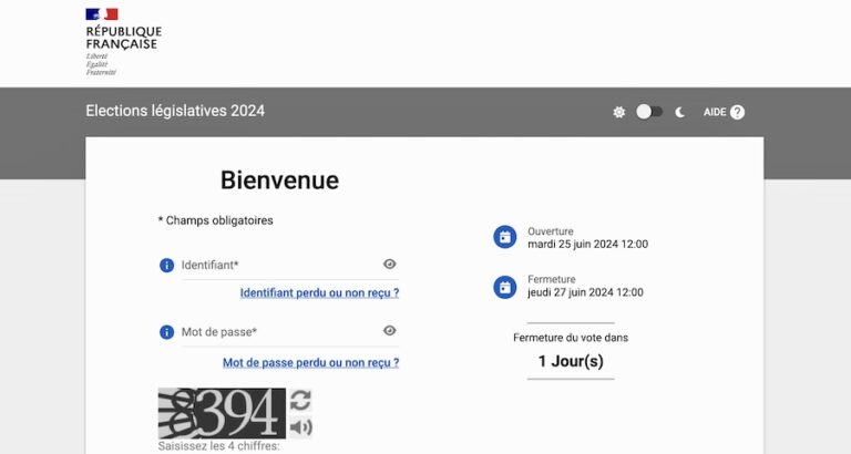ASIE – FRANCE : Le portail de vote aux législatives est ouvert depuis mardi