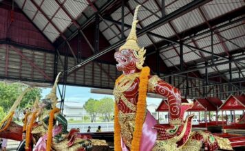 THAÏLANDE – SOCIÉTÉ : Bénédiction des barges royales pour la procession sur la Chao Phraya