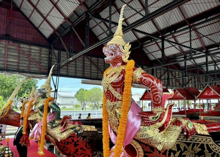THAÏLANDE – SOCIÉTÉ : Bénédiction des barges royales pour la procession sur la Chao Phraya