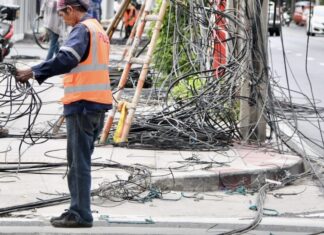 câbles télécoms Bangkok