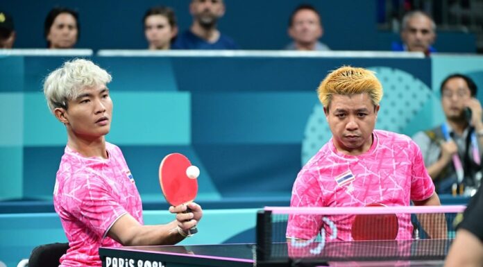 THAÏLANDE – JEUX PARALYMPIQUES : Le duo thaïlandais décroche le bronze en para-tennis de table