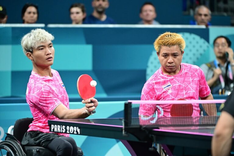 THAÏLANDE – JEUX PARALYMPIQUES : Le duo thaïlandais décroche le bronze en para-tennis de table
