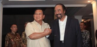 Surya Paloh et Prabowo Subianto