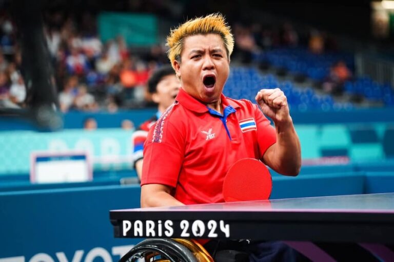 THAÏLANDE – JEUX PARALYMPIQUES : Wanchai Chaiwut, médaillé d’argent en para-tennis de table