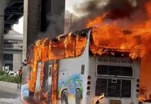 Incendie bus scolaire Thaïlande
