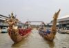 barges royales Thaïlande octobre
