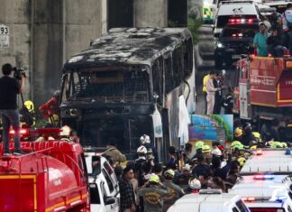 incendie Bus scolaire Thaïlande