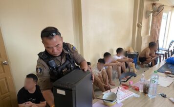 PATTAYA – SOCIÉTÉ : 20 Chinois arrêtés dans un vaste réseau de prêts illégaux et de jeux d’argent en ligne