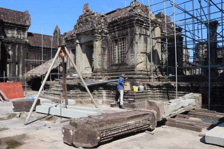 CAMBODGE – PATRIMOINE : Une nouvelle vie pour la bibliothèque sud d’Angkor Wat