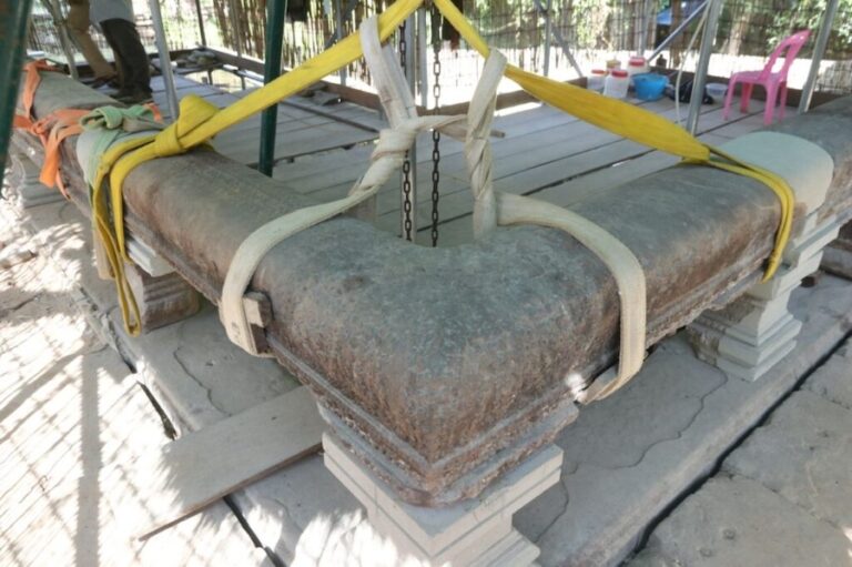 CAMBODGE – PATRIMOINE : La restauration de la terrasse Est de Banteay Samré touche à sa fin