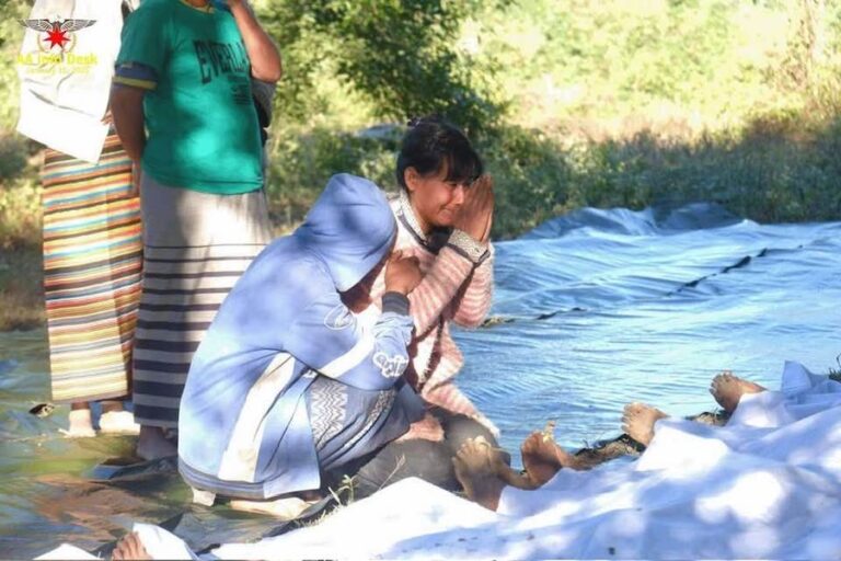 BIRMANIE – CONFLIT : Frappes aériennes dans l’état Rakhine : 28 prisonniers de guerre tués